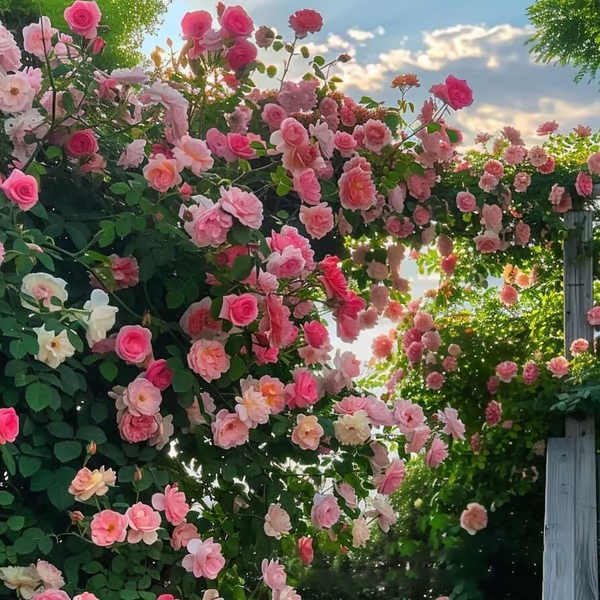 Escalando videira sementes de flores de rosa🌹