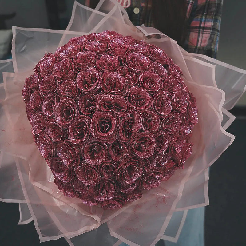 Buquê de Rosas com Glitter ❤️