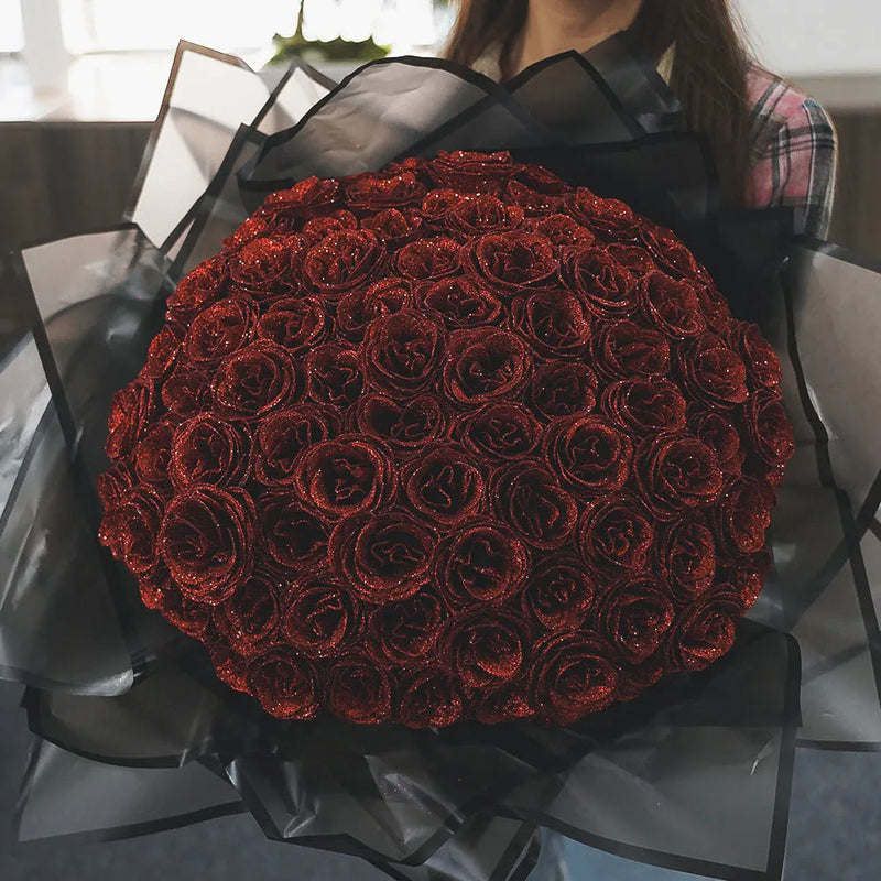 Buquê de Rosas com Glitter ❤️