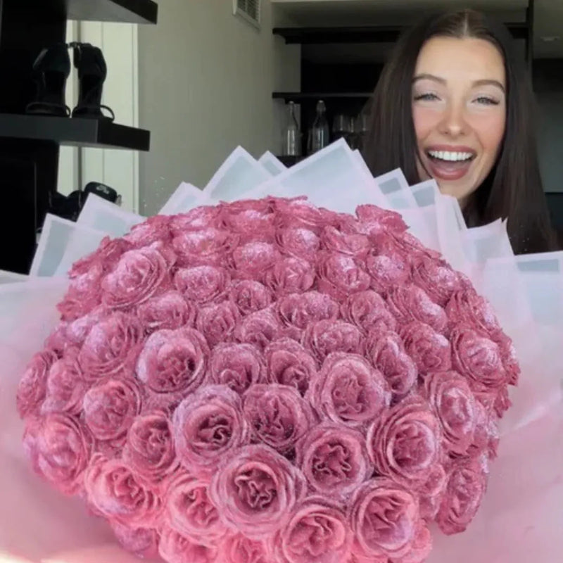 Buquê de Rosas com Glitter ❤️