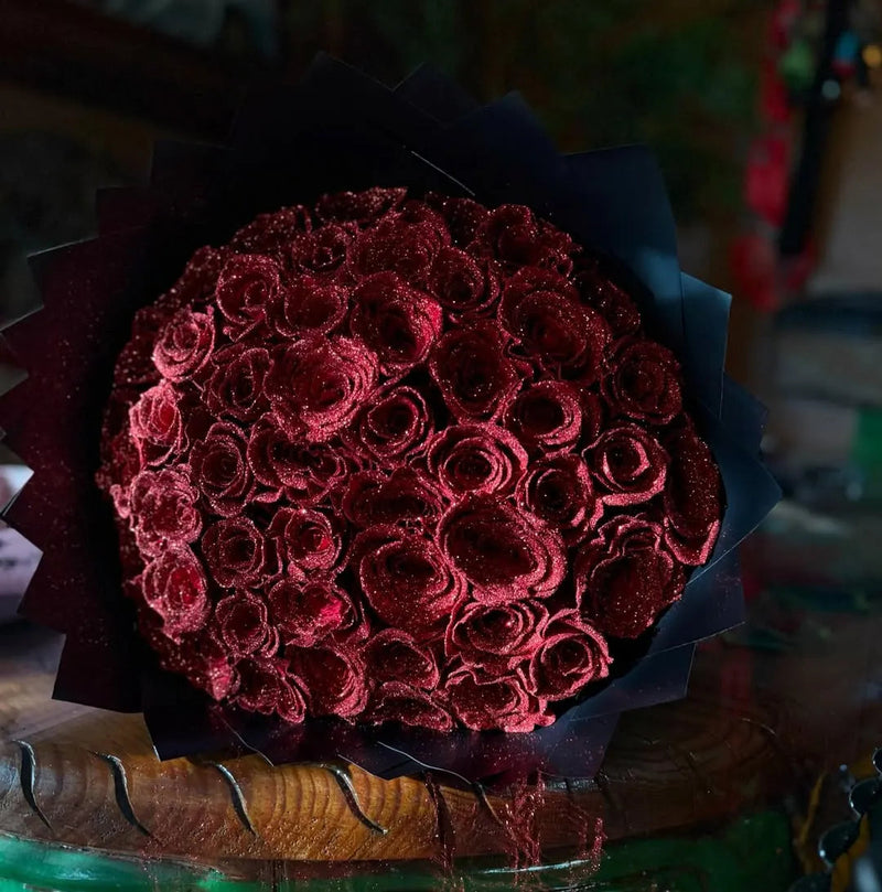 Buquê de Rosas com Glitter ❤️